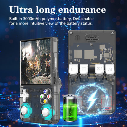 PSP 2025新款R36ultra掌机电视游戏机怀旧掌上游戏机3D双系统掌机