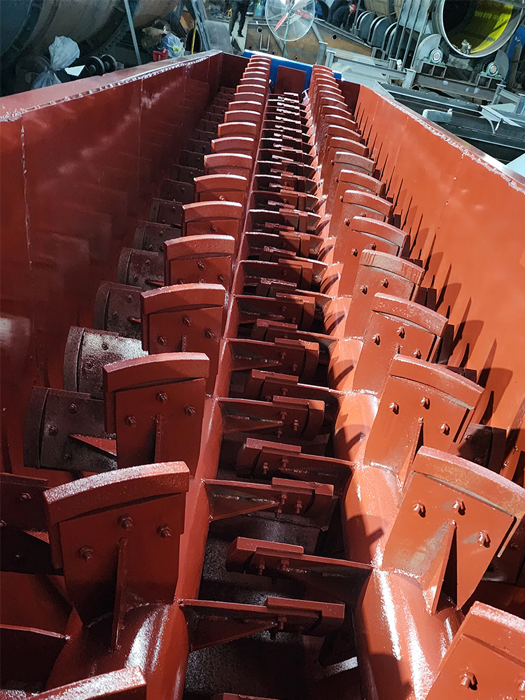 750U型槽式双排洗矿洗石机