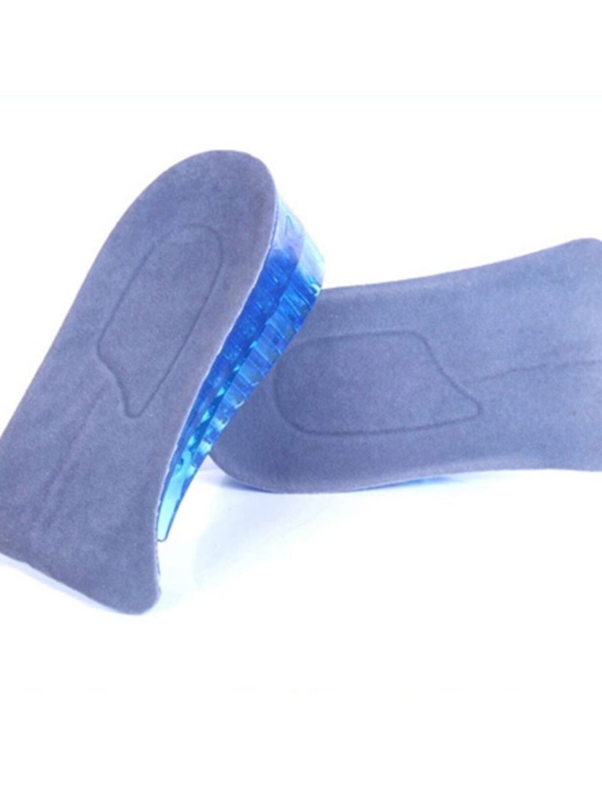 남녀공용 실리콘 내부 강화 깔창 보이지 않는 강화 유물 발이 피곤하지 않은 마틴 부츠 운동화 하프 패드 힐 패드