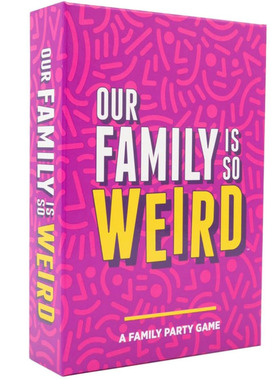 Our Family is So Weird A Family Card Game for Thanksgiving