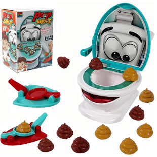 Poop Shoot Game Funny Poop Toys Skill Building Toilet Games