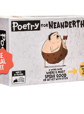 Poetry for Neanderthals Competitive Word Guessing Game cards
