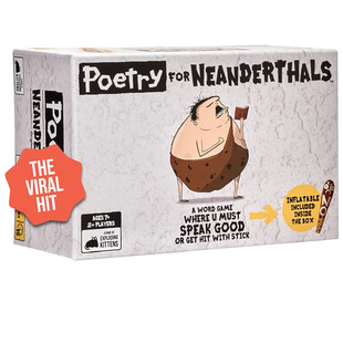 Competitive Neanderthals Word Guessing cards Poetry Game for