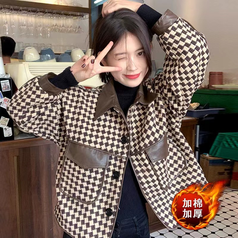 小香风外套女秋冬季百搭2