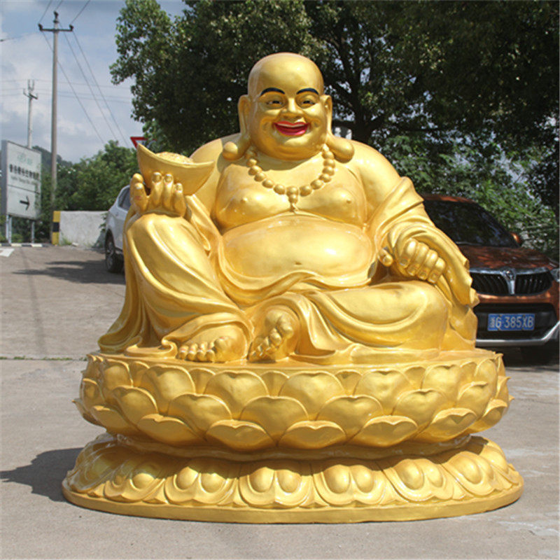 树脂佛像寺庙佛像弥勒佛室外招财笑佛像笑佛像弥勒佛弥勒菩萨1米6