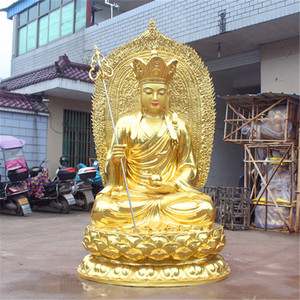 玻璃钢九华山地藏王菩萨寺庙佛像