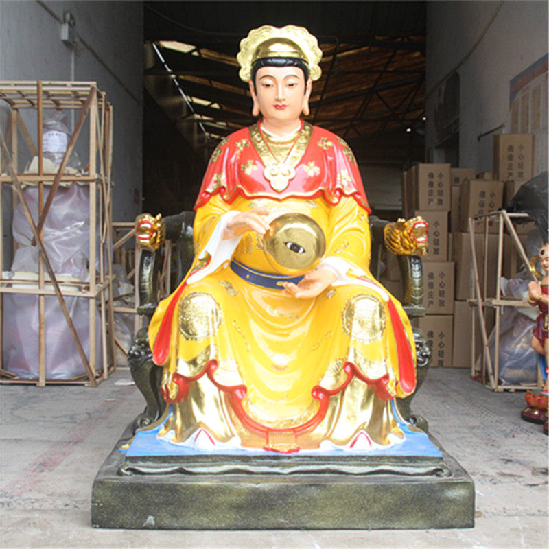 厂家直销碧霞元君神像泰山老母圣母三宵娘娘泰山奶奶供奉树脂佛像
