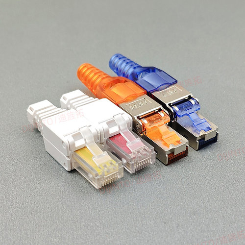 免压接网线水晶头不用网线钳自接
