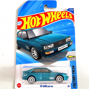HOTWHEELS风火轮合金小跑车模2024ND25A奥迪87AUDI QUATTRO运动