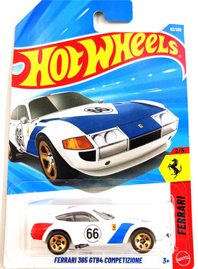 Hotwheels风火轮26CQL小跑车法拉利FERRARI 365 GTB4COMPETIZIONE
