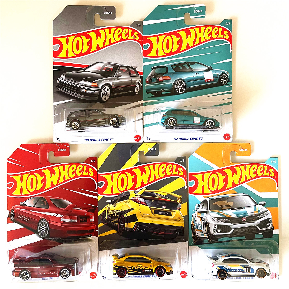 thumbnail for Hotwheels Gdg44 Alloy Collectible Car Model Honda Honda Civic Civic Type Sakura