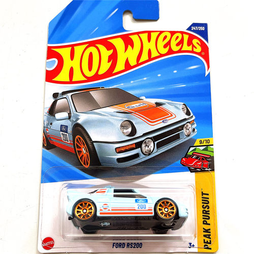 Hotwheels风火轮25Q小跑车gulf海湾石油FORD福特RS200合金车模