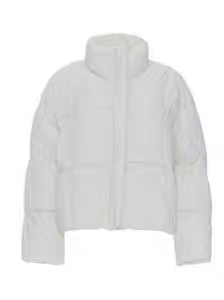 风笛2025冬款专柜正品国内代购短款捏花鹅绒服1F45257080白色2199