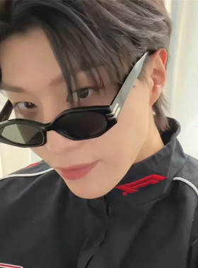 遮阳多边形复古男女凹造型眼镜