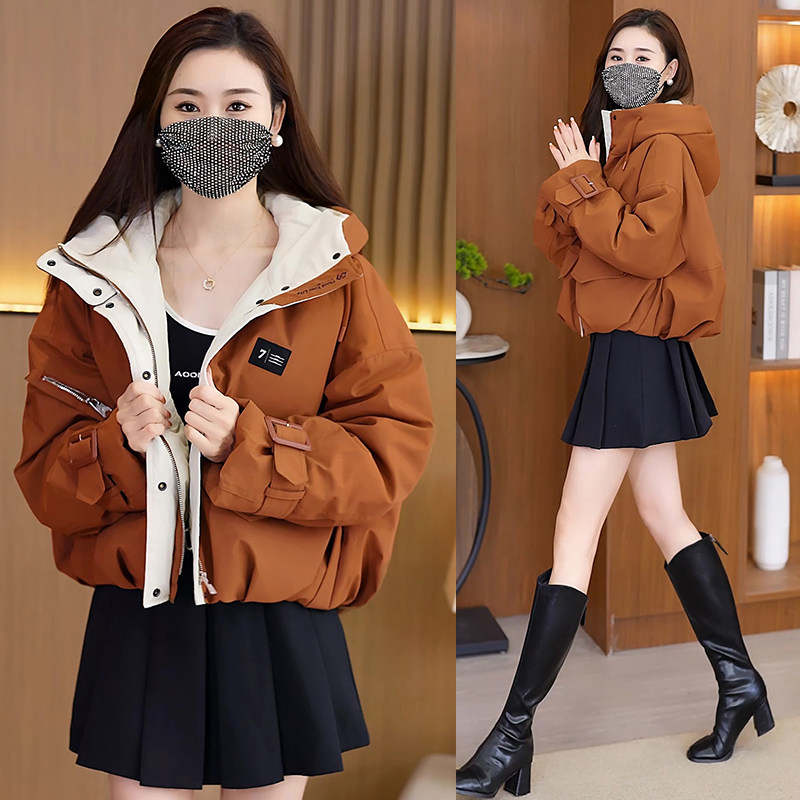 派克服外套女秋冬季2026新款棉衣/棉服
