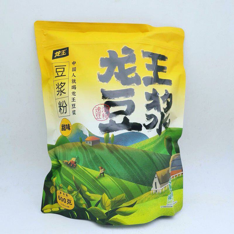1袋600克内含龙王豆浆粉冲早餐