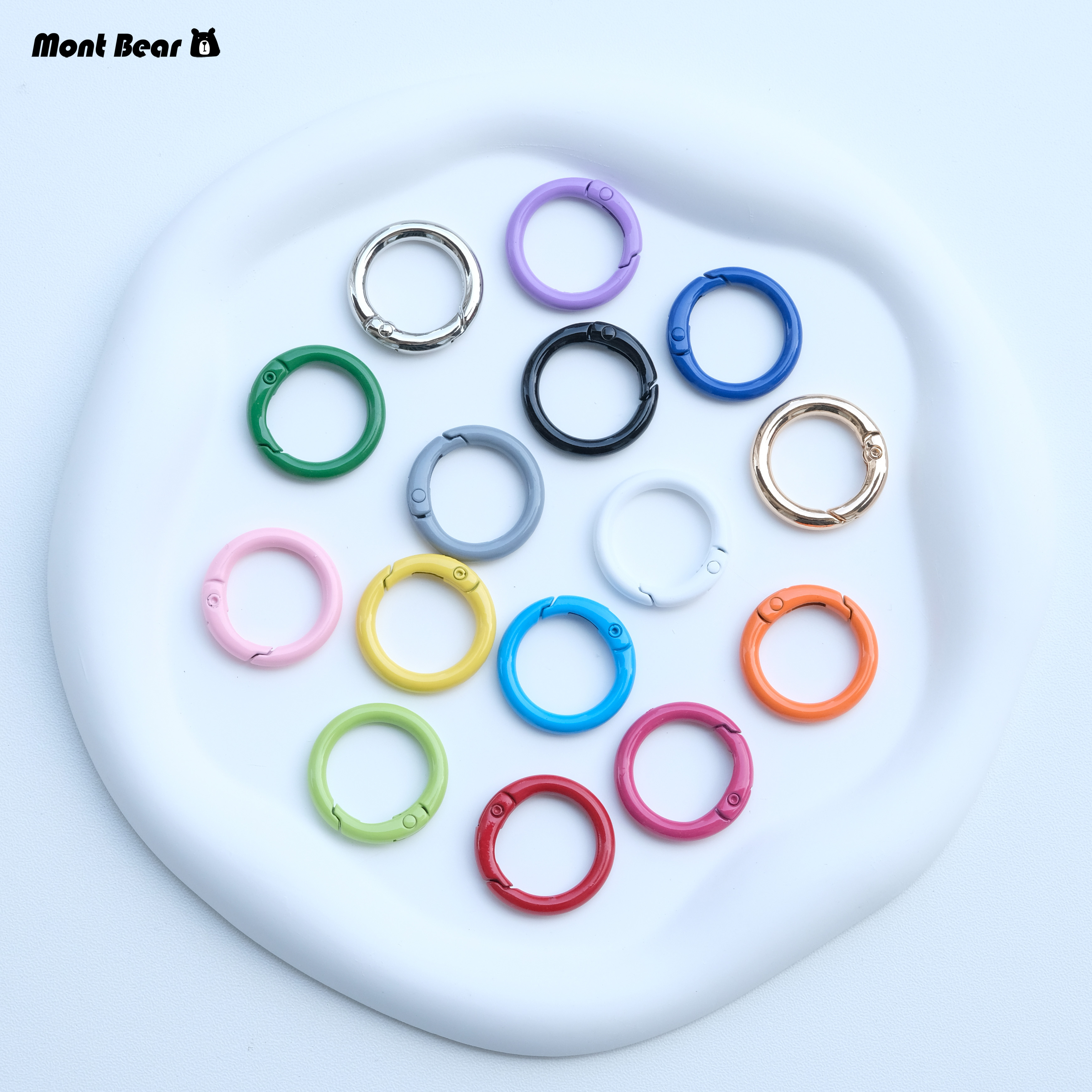 高级感多巴胺烤漆弹簧扣25mm