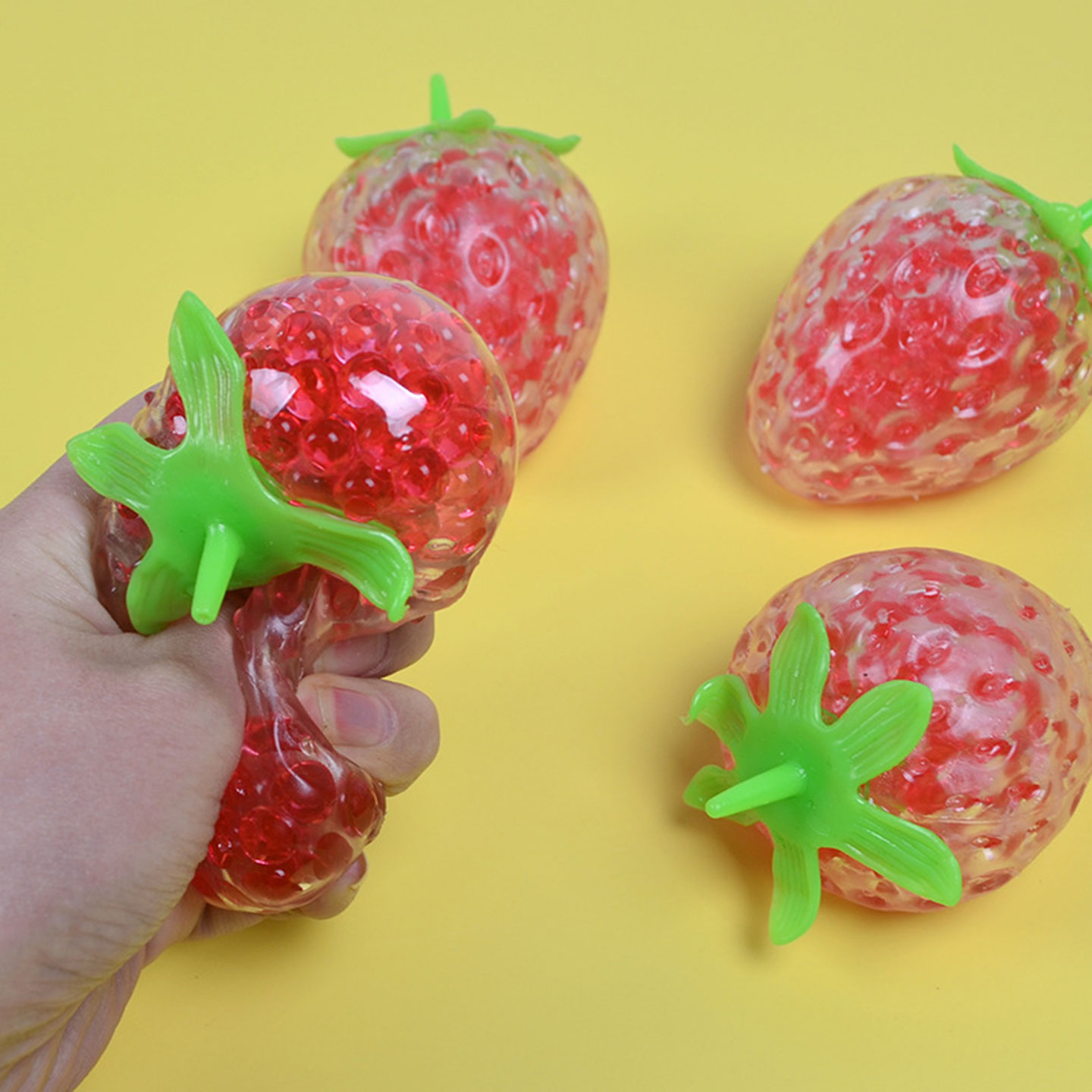 小红书捏捏乐减压球手捏仿真水果