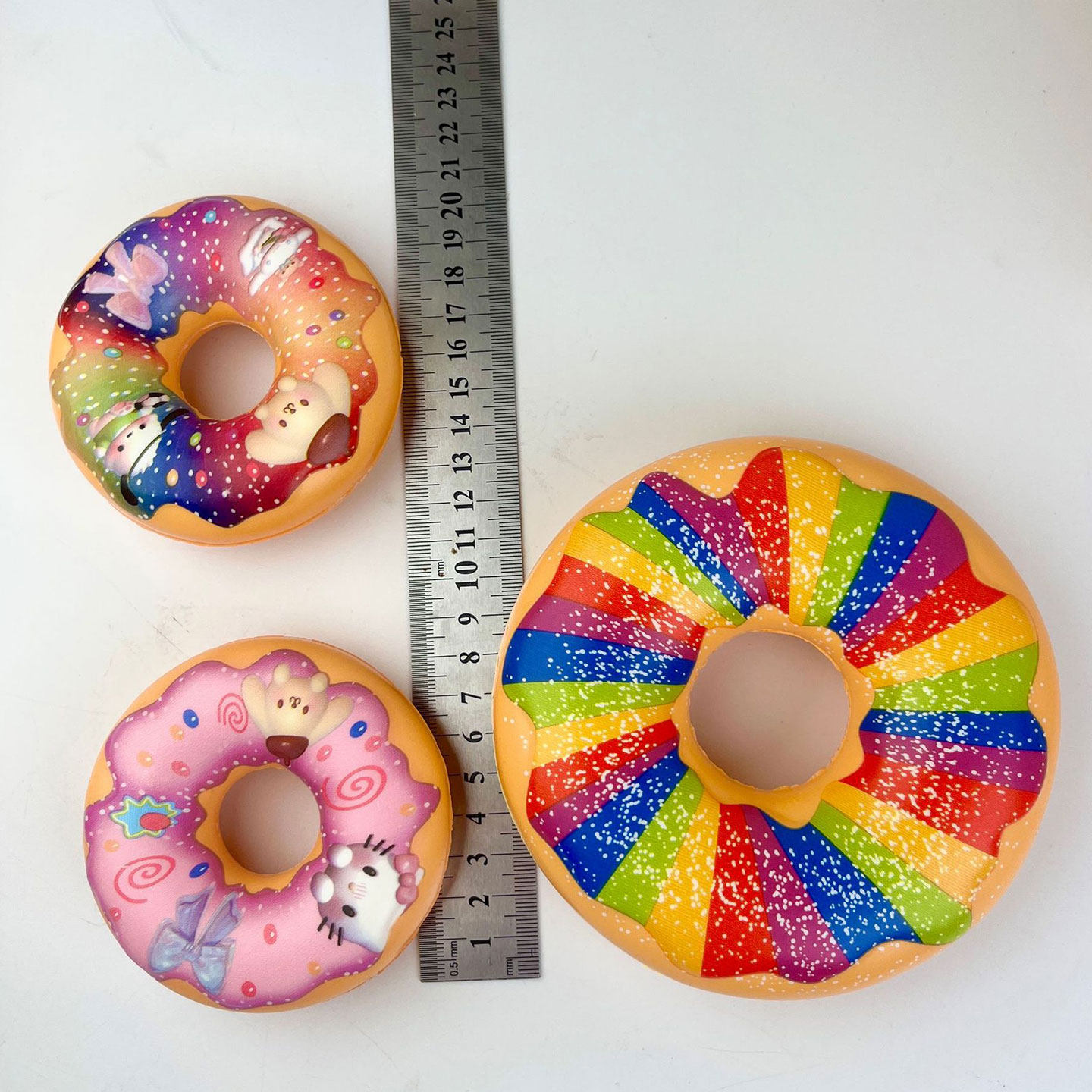 甜甜圈慢回弹解压仿真面包趣味捏捏乐儿童捏捏情绪减压发泄小玩具