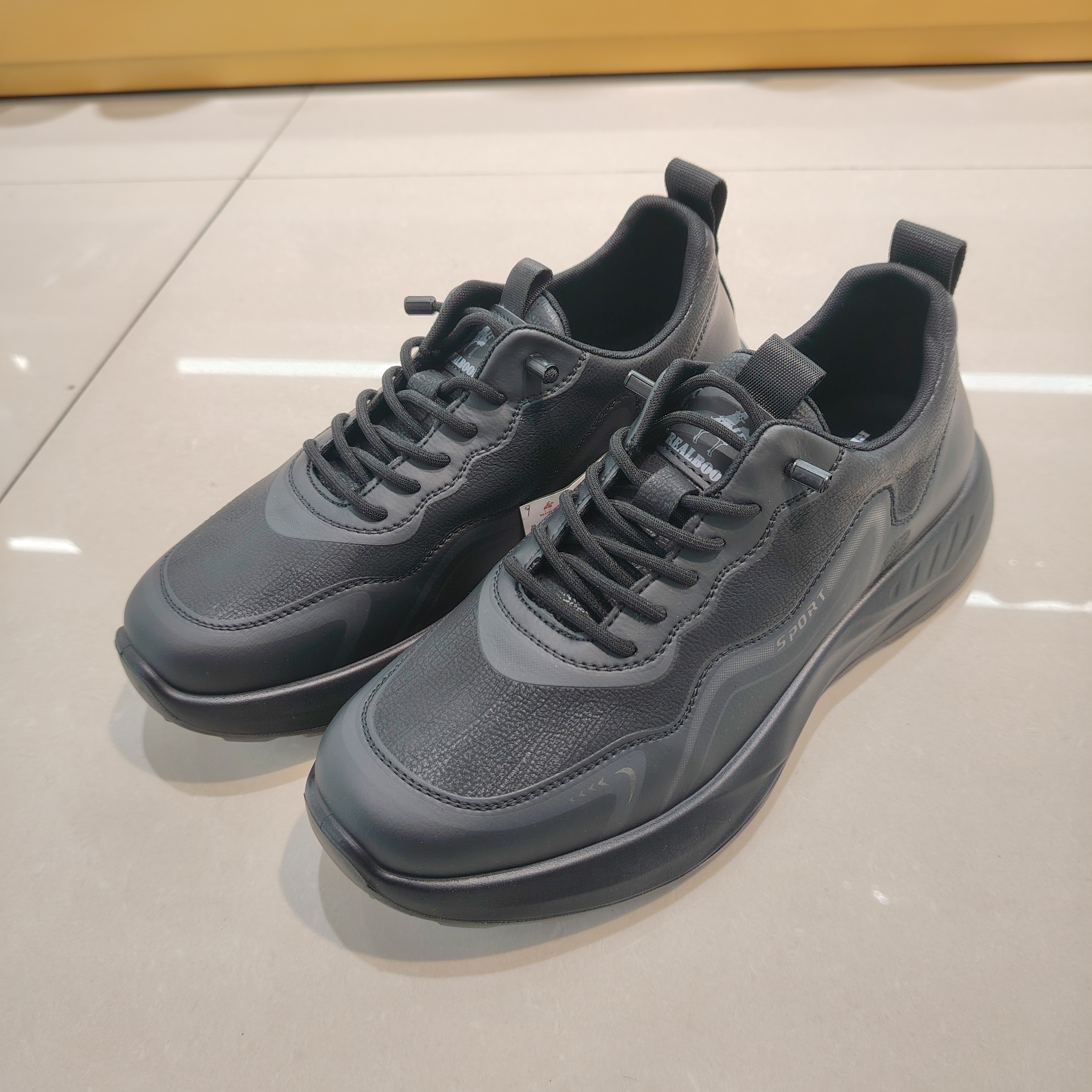 2025年秋季休闲鞋17063系带超轻厚底时尚舒适通勤男鞋成熟稳重