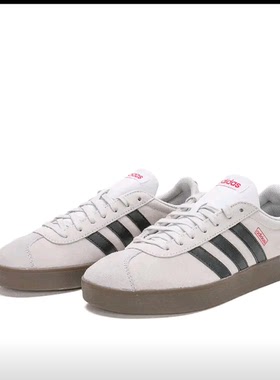 板正体育adidasVL Court 2.0舒适百搭低帮复古休闲运动板鞋js3003
