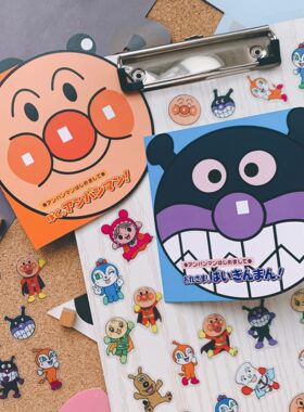 儿童贴纸益智玩具 面包人卡通 超人贴纸套装小朋友奖励礼物小红书