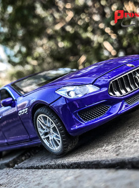 宝思仑1/32玛莎合金汽车模型回力声光玩具车吉卜力六开68080盒装