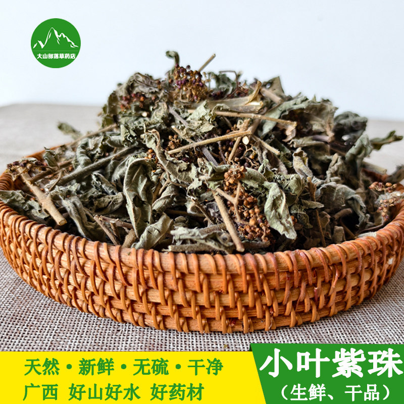 野生小叶紫珠农家新晒紫珠草