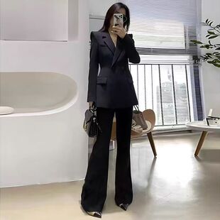 面试正装 黑色西装 女士工作服气质工装 职业西服套装 外套女2026新款