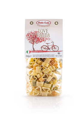 DALLA COSTA德乐科思达意大利面爱心形250g意大利进口儿童意面