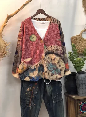 早秋新品女装外套针织衫貂毛针织