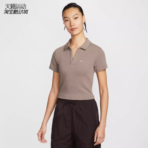 Nike/耐克女短款短袖T恤POLO衫