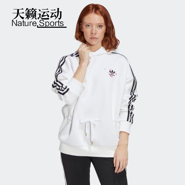 三叶草阿迪达斯连帽套头衫