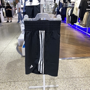 阿迪达斯女装2025新款跑步训练运动休闲透气短裤IT7760-IX1072
