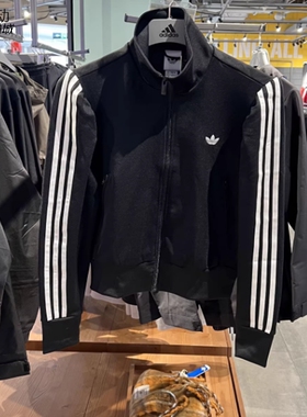 阿迪达斯三叶草女2026新款运动休闲立领夹克外套KS1362-1363