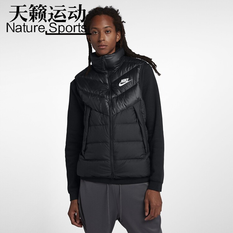 运动立领羽绒服马甲背心夹克