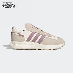 Adidas/阿迪达斯三叶草女鞋新款低帮运动休闲跑步鞋JQ0008-0009