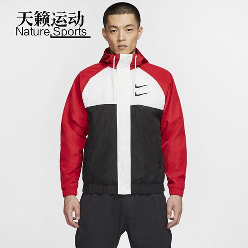 耐克男子字母休闲夹克