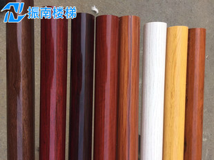 振南楼梯PVC高分子水转印扶手可热弯圆形马蹄形楼梯配件扶手栏杆