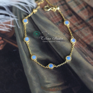 喜金水能量闺蜜手链女梦想成真系列s925纯银镀金经典百搭