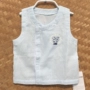 Da giải phóng mặt bằng 偌 Joe mùa hè gạc cotton thoáng khí nam và nữ bé baby vest mỏng tay áo thiết kế không tay - Áo ghi lê áo gile màu be