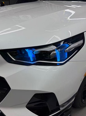 宝马5系M5 G68 G60改装七彩双色LED日行灯黄金眼柠檬黄红色蓝色