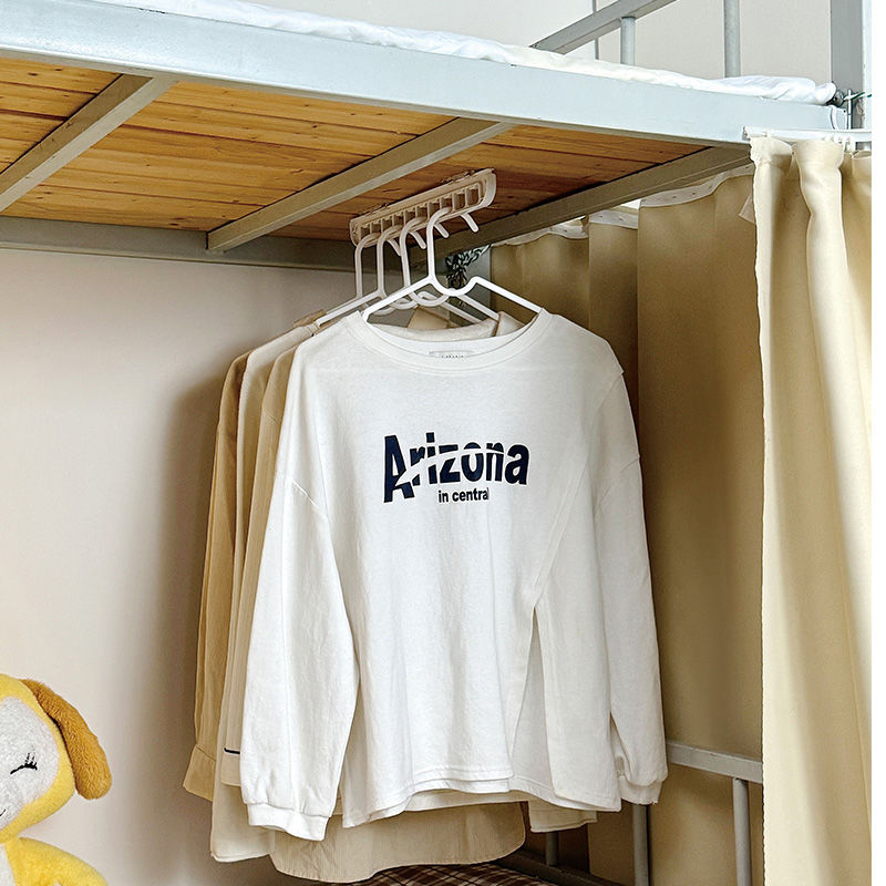 大学生宿舍新款下铺专用床下挂衣服神器挂钩架寝室床头衣架收纳架