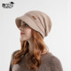 cap knitted winter plush lined women fleece snow hat outdoor