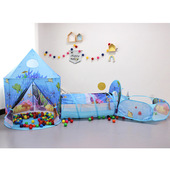toy tent 3in1 portable tunnel baby crawling house kids play