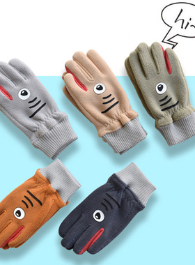 kids winter gloves warm baby girl boy warm thick waterproof