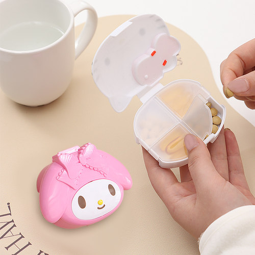 三丽鸥hellokitty美乐蒂小药盒