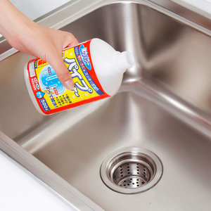 日本进口水管道疏通除味剂下水道防堵塞去污除臭溶解剂毛发分解剂