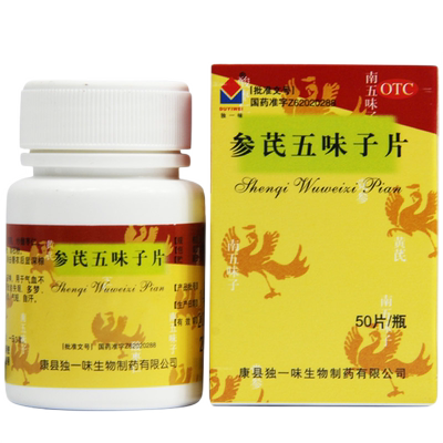 【独一味】参芪五味子片0.25g*50片/盒