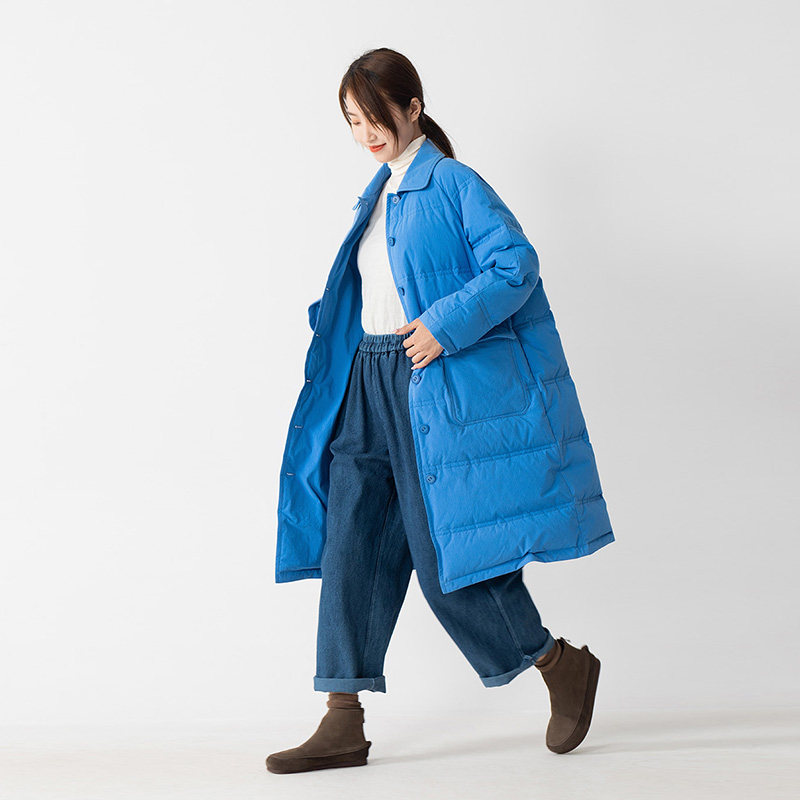 微皱纸感莼棉简约95白鹅绒羽绒服
